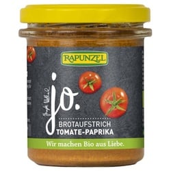 Rapunzel jo. Brotaufstrich Tomate-Paprika bio