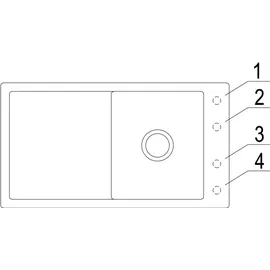 Villeroy & Boch Timeline 50 flat rechts flächenbündig keramik weiß Handbetätigung 865 x 475 mm