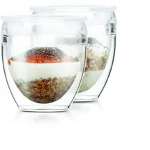 Bodum Pavina To Go Becher 0,2 l Transparent 2 St.