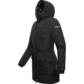 Navahoo Winterjacke schwarz / weiß XS