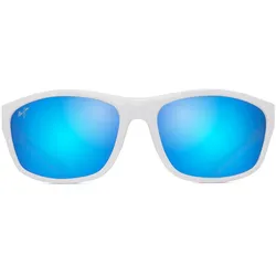 Maui Jim NUU LANDING _ Weiß mit marineblauem Gummi (B869-05)