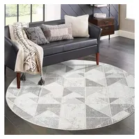 Carpet City Teppich Wohnzimmer - Grau - 200 cm