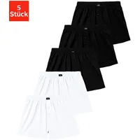 H.I.S. Weiter Boxer schwarz/weiß 4XL 5er Pack
