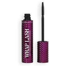 Revolution Beauty Revolution, Wrap Lash Tubing Mascara, Wischfest & Wasserfest für Maximale Länge und Volumen, Vegan & Tierversuchsfrei, Burgunderrot, 8,5 ml