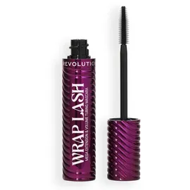 Revolution Beauty Revolution, Wrap Lash Tubing Mascara, Wischfest & Wasserfest für Maximale Länge und Volumen, Vegan & Tierversuchsfrei, Burgunderrot, 8,5 ml
