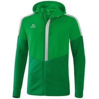 Erima Squad Trainingsjacke mit Kapuze fern green/smaragd/silver grey 3XL