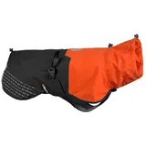 Non-stop dogwear Hunderegenmantel Regenmantel Fjord Raincoat orange/schwarz schwarz Größe: 45 Rückenlänge: 42 - 48 cm