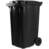 Hardwex Mülltonne 240 l Schwarz