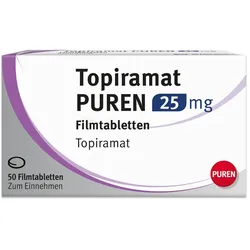 Topiramat Puren 25 mg Filmtabletten 50 St