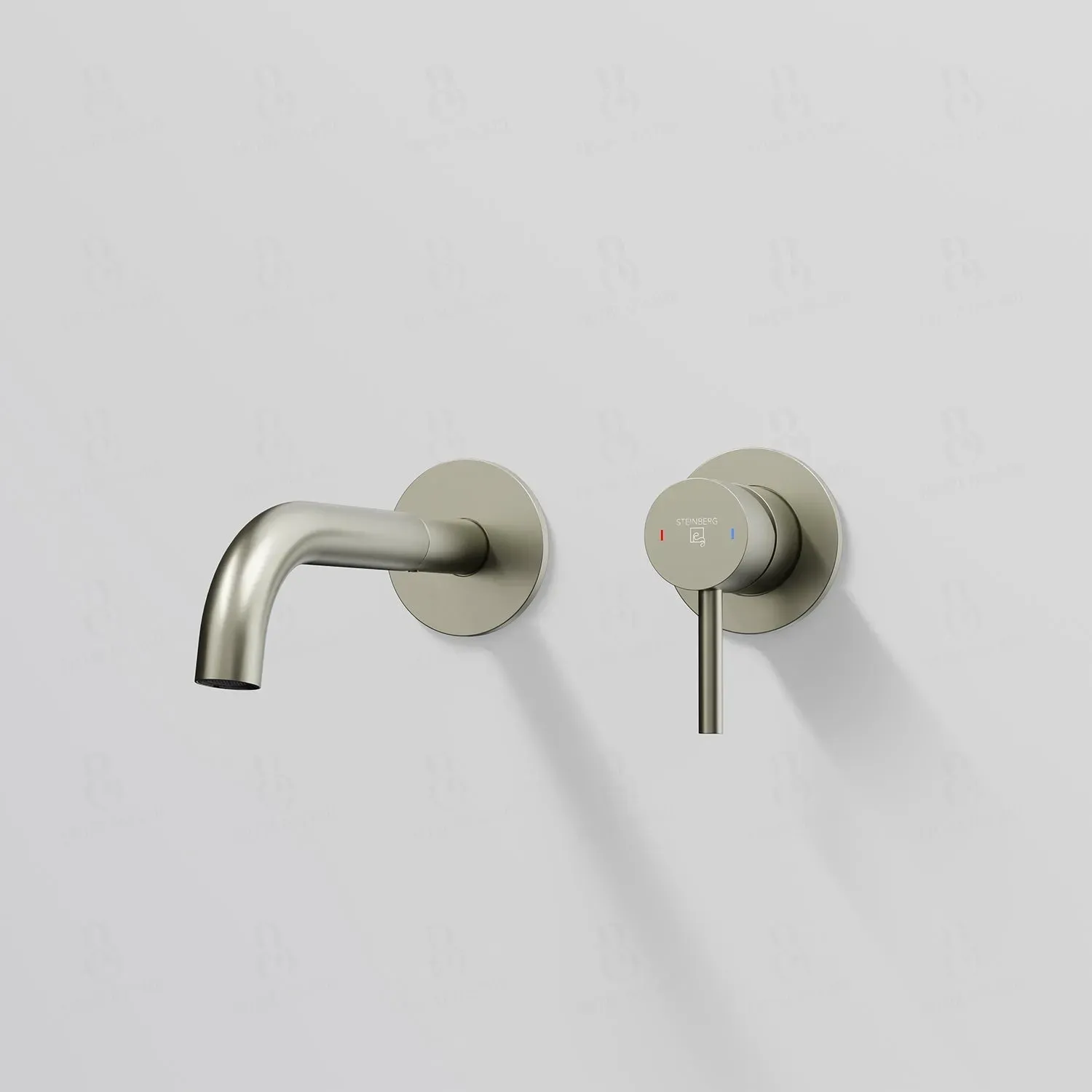 Steinberg Serie 100 Waschtisch-Wand-Einhebelmischer (Fertigmontageset)