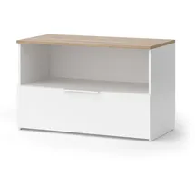 Vicco Wido 80 x 50 cm Weiß/Sonoma
