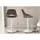 CLP Barhocker Milet 85 x 47 x 48 cm Braun/Weiß