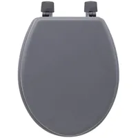 Five 5five - wc-sitz "colorama" grau aus lackiertem holz