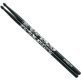 Tama 5A Sticks O5A-S-BS "Skull", Schwarz, silberner Druck