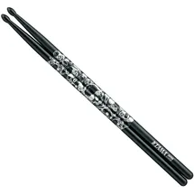 Tama 5A Sticks O5A-S-BS "Skull", Schwarz, silberner Druck