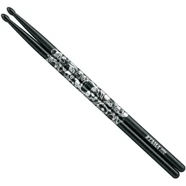 Tama 5A Sticks O5A-S-BS "Skull", Schwarz, silberner Druck