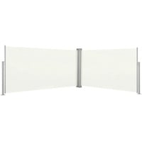 vidaXL Ausziehbare Seitenmarkise 160 x 600 cm creme 42179