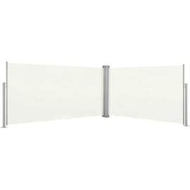 vidaXL Ausziehbare Seitenmarkise 160 x 600 cm creme 42179