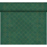 Duni Dunicel-Tischläufer Tête-à-Tête Gilded Star Green 24 m x 0,4 m (20 Abschnitte) 1er