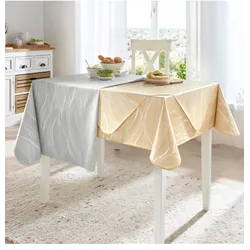 Tischdecke Gr. 5, grau, B:140cm L:190cm, Tischdecken