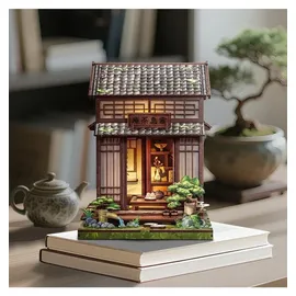 CUTEBEE Puppenhaus Miniature House Kirishima Cha-an 19 x 14 cm