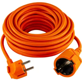 REV Ritter REV Verlängerungskabel - Verlängerung mit Winkelstecker 10m, 3680W - orange