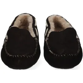 SHEPHERD Hausschuh Veloursleder Moro 46