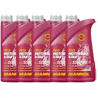 5 x 1 (5 Liter), MANNOL 7812 4-TAKT 10W-40 MOTORRADÖL
