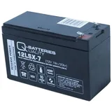 Quality Batteries Q-Batteries 12LSX-7 12V 7Ah Blei-Vlies-Akku / AGM 10 Jahre