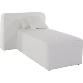 Home Affaire Ottomane HOME AFFAIRE "Sundstrup", beige (natur), B:100cm H:76,5cm T:153cm, 93% Polyester, 6% Acryl, 1% Baumwolle, Sofas, Ottomane, Modulserie, individuelle Zusammenstellung