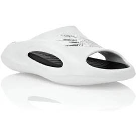 Plein Sport Flache Gummisandalen, Größe 44-45 in weiß, 0102 | white/black
