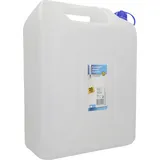 CARTREND Wasserkanister 20 Liter Kunststoff Weiß