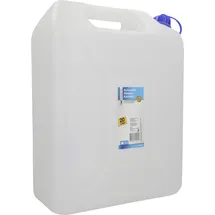 CARTREND Wasserkanister 20 Liter Kunststoff Weiß