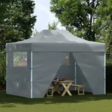 vidaXL Profi-Partyzelt 3 x 4 m inkl. 4 Seitenteile Anthrazit