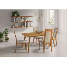 Home Affaire Esszimmerstuhl CLIO Stoff beige