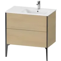 Duravit XViu Waschtisch-Unterschrank XV44870B271 81x48x59,4cm, 2 Auszüge, Becken rechts,