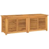 vidaXL Gartenbox mit Beutel 150x50x53 cm Massivholz Teak