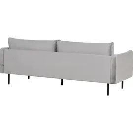 Beliani Sofa 3-Sitzer Vinterbro Samtstoff Grau