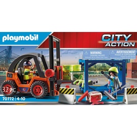 Playmobil City Action Gabelstapler mit Fracht 70772