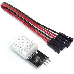 DHT22 - Digitaler Temperatur und Luftfeuchtessensor mit Breakout Board & Jumperkabeln (F - F)