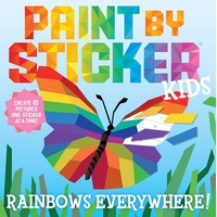 Workman Publishing Paint by Sticker Kids: Rainbows Everywhere!