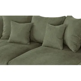 Smart Big Sofa Lionore ¦ grün ¦ Maße (cm): B: 242 H: 86 T: 121.0