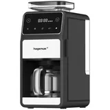 Hagenuk Kaffeemaschine mit Mahlwerk, 1.5l Kaffeekanne, Permanentfilter, abnehmbarer Wassertank