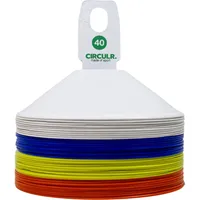 Circular Markierungshauben-Set, Je 10 Stück: Blau, Weiß, Orange, Gelb