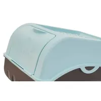 Novaliv 2x Mittel 5L türkis light Gemüsebox Kartoffel Aufbewahrungsbox Vorratsdose Zwiebeltopf Knoblauchbox Obsttopf