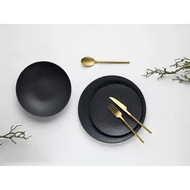 CreaTable Serie Schiefer Black Tafelservice 12-tlg. schwarz