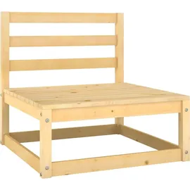 vidaXL Garten-Lounge-Set 4-tlg. grau