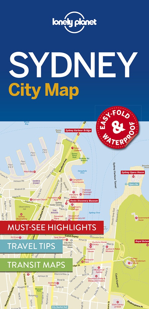 Lonely Planet City Map / Lonely Planet Sydney City Map - Lonely Planet  Karte (im Sinne von Landkarte)