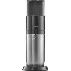 Sodastream Duo schwarz + 2 Glaskaraffen + 2 PET-Flaschen + Zylinder