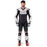 Alpinestars GP-R7 Lederkombi - Weiß/Schwarz/Neon-Rot - 58